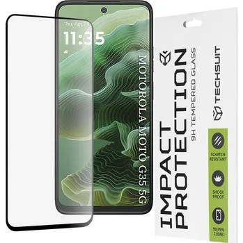 Ochranné sklo Techsuit 111D pro Motorola Moto G35 G56 černé