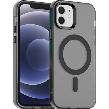 Pouzdro na mobilní telefon Techsuit CandyCase MagSafe pro iPhone 12 iPhone 12 Pro černá