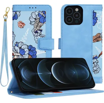 Pouzdro na mobilní telefon Techsuit FlipCraft iPhone 12 Pro Max Vibrant Blue kryt