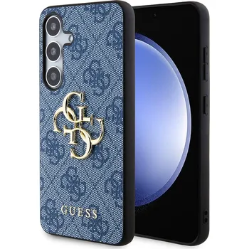 Pouzdro na mobilní telefon Guess Hardcase 4G Big Metal Logo Samsung Galaxy S24 Plus modrý