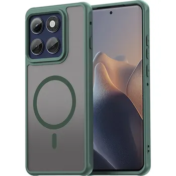 Pouzdro na mobilní telefon Techsuit HaloFrost II MagSafe pro Motorola Edge 60 Pro zelený