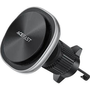 Acefast Držák do auta s bezdrátovým nabíjením D41 na větrací mřížku stříbrný