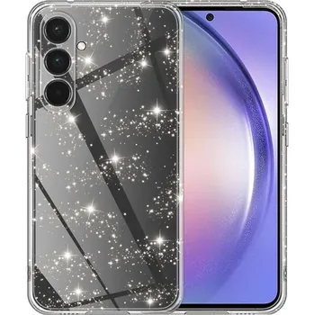 Pouzdro na mobilní telefon Techsuit SparkleSkin Series Samsung Galaxy A55 5G Clear