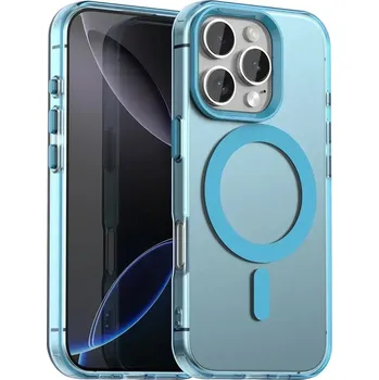 Pouzdro na mobilní telefon Techsuit CandyCase MagSafe pro iPhone 16 Pro modrá