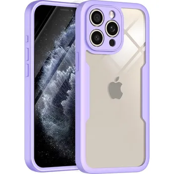 Pouzdro na mobilní telefon Techsuit ColorVerse 360 Series Screen Protector iPhone 11 Pro Max Purple