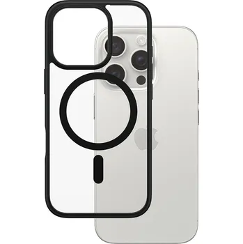 Telefonní příslušenství PanzerGlass® HardCase Black MagSafe & Frame Series iPhone 16 Pro průhledný
