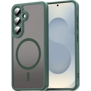 Pouzdro na mobilní telefon Techsuit HaloFrost II MagSafe pro Samsung Galaxy S24 S25 zelená