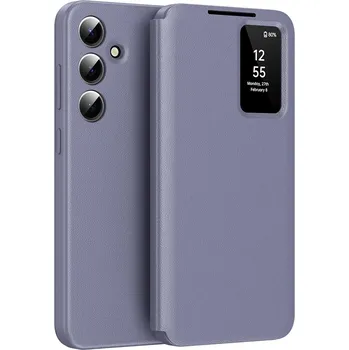 Pouzdro na mobilní telefon Techsuit SmartView Series pro Samsung Galaxy A16 4G / A16 5G fialová