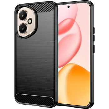 Pouzdro na mobilní telefon Pouzdro Techsuit Carbon Silicone Honor 400 černé