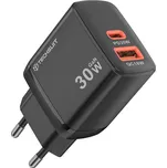 Nabíječka Techsuit Duonix30W (CH1) Type-C USB Duální cestovní 30W černá