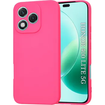 Pouzdro na mobilní telefon Techsuit SoftFlex Honor 400 Lite růžová