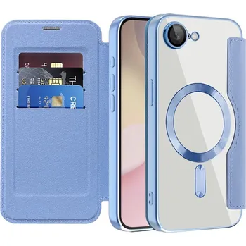 Pouzdro na mobilní telefon Pouzdro na knihu SmartMag pro iPhone 16e světle modré
