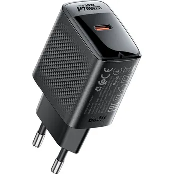 Acefast Wall Charger A102 GaN Rychlonabíječka Type-C PD30W Smart Chip černá