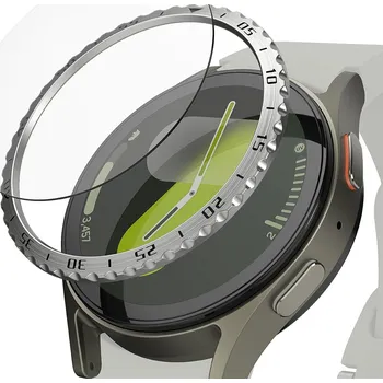 Příslušenství k chytrým hodinkám Ringke Styling rámečku Samsung Galaxy Watch7 40mm Stříbrný vzor 5