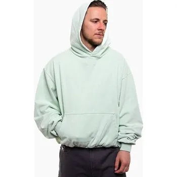 Pánská mikina Mikina Karl Kani Small Signature OS Heavy Sweat Hoodie light mint velikost S