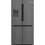 BOSCH KFI96AXEA Serie 6 - Americká chladnička s mrazničkou dole - 183 x 90.5 cm - black inox-antifingerprint