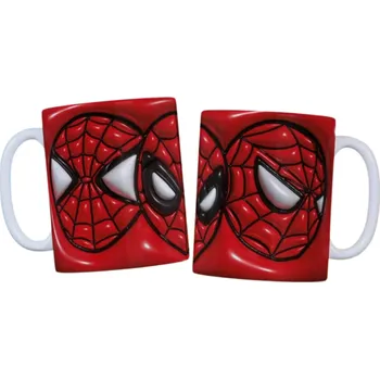 Plastový hrníček Spiderman - Červená