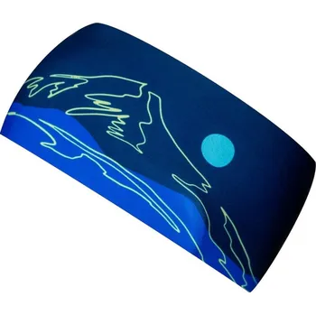 Sportovní čelenka bjež čelenka HORIZON blue zimní