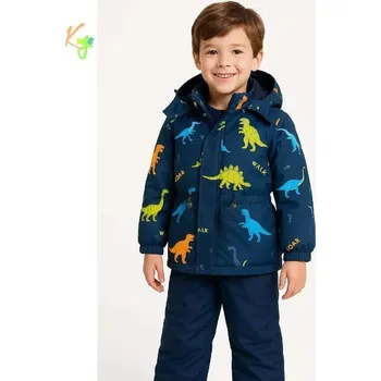 Chlapecké oblečení Chlapecká zimní bunda + kalhoty Kugo PG25005 modrá