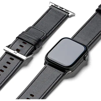 Řemínek na hodinky Ringke Leather One Basic Bold pro Apple Watch (42/44/45/46/49mm) černá