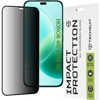 Ochranné sklo Techsuit 111D Privacy Full Glue pro Honor X8b X8c 400 Lite černé