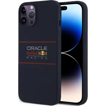 Pouzdro na mobilní telefon Red Bull Racing silikonové pouzdro logo MagSafe iPhone 14 Pro námořnická modrá