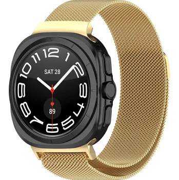 Řemínek na hodinky Řemínek Techsuit W009 pro Samsung Galaxy Watch Ultra 47mm Ultra 2 zlatý