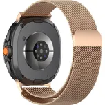 Techsuit řemínek pro Samsung Galaxy Watch8 40mm/44mm/Classic růžově zlatý
