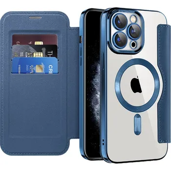 Pouzdro na mobilní telefon Pouzdro na knihu Techsuit SmartMag pro iPhone 11 Pro Max modré