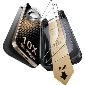 ESR Corning Gorilla Glass UltraFit™ (3 kusy) iPhone 17 Pro černá