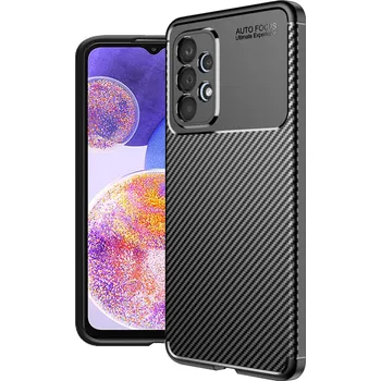 Pouzdro na mobilní telefon Techsuit CarbonFiber kryt Samsung Galaxy A23 4G 5G černý