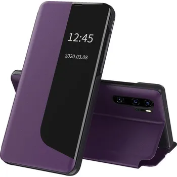 Pouzdro na mobilní telefon Techsuit eFold Series pro Huawei P30 Pro P30 Pro New Edition Fialové