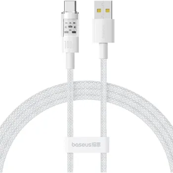 Baseus Datový kabel Gem USB to Type-C 100W 2m Bílá