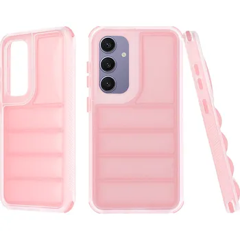 Pouzdro na mobilní telefon Techsuit Vlnový štít Samsung Galaxy S24 Plus Růžový