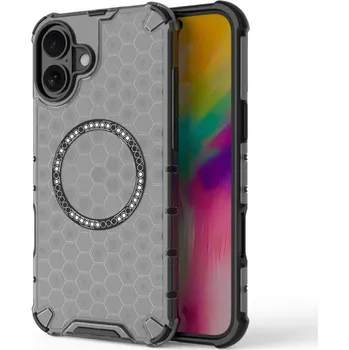Pouzdro na mobilní telefon Techsuit HoneyComb Shield MagSafe pro iPhone 16 černý