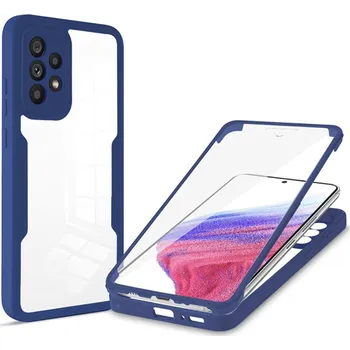 Pouzdro na mobilní telefon Techsuit ColorVerse 360 Series + Ochranná fólie Samsung Galaxy A53 5G modrá