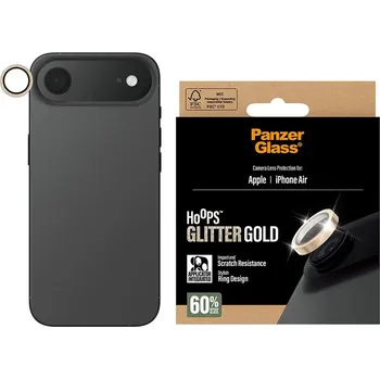 PanzerGlass® Hoops® ochrana čočky fotoaparátu iPhone 17 Air třpytivě zlatá