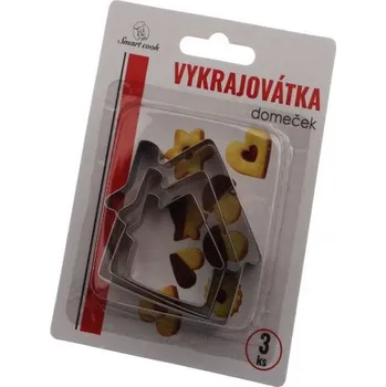 Vykrajovátko Domeček | Kovové vykrajovátko 3ks