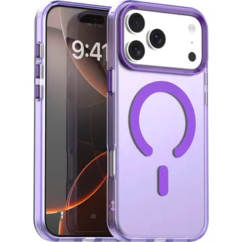Pouzdro na mobilní telefon Techsuit CandyCase MagSafe pro iPhone 17 Pro fialová