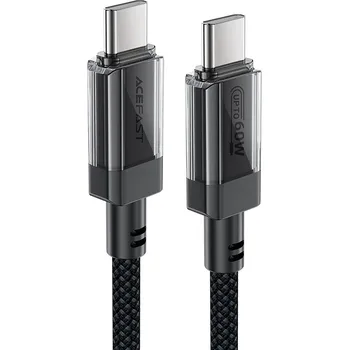 Acefast Datový kabel C12-03 Type-C na Type-C 60W vysokorychlostní nabíjení 1.2m černý