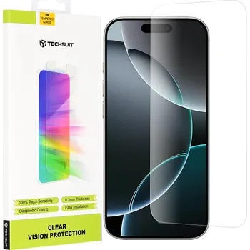 Techsuit Clear Vision Glass iPhone 16 Pro Transparentní