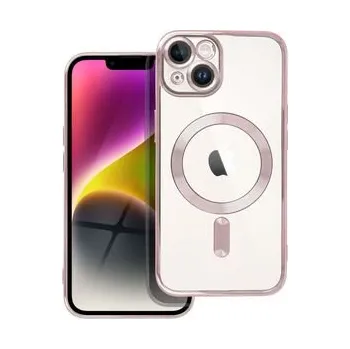 Pouzdro na mobilní telefon Kryt ELECTRO MAG COVER kompatibilní s MagSafe pro IPHONE 14 zlatý růžový - OEM + zdarma možnost vyzkoušet a vrátit zboží do 30 dní