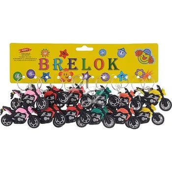 PD klíčenka Motorka 6,5cm gumová mix