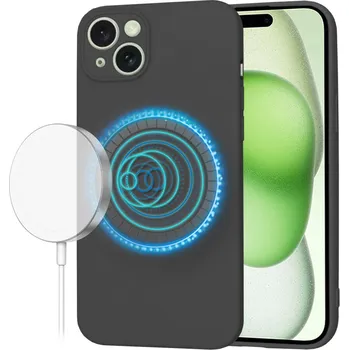 Pouzdro na mobilní telefon Techsuit SoftFlex MagSafe pro iPhone 15 Plus černý