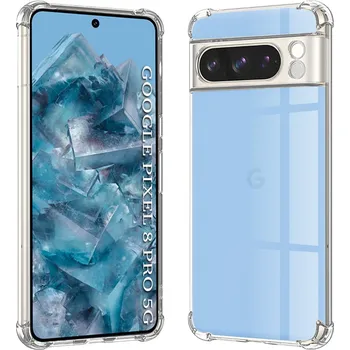 Pouzdro na mobilní telefon Techsuit Nárazuvzdorný Průhledný Silikon Google Pixel 8 Pro Clear