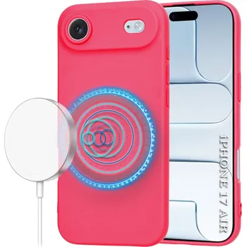 Pouzdro na mobilní telefon Techsuit SoftFlex MagSafe pro iPhone 17 Air růžový