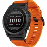 Techsuit řemínek quickfit 26mm pro Garmin Fenix orange blossom