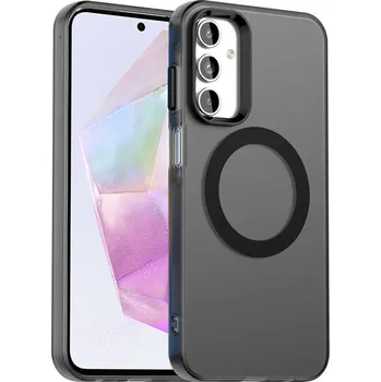 Pouzdro na mobilní telefon Techsuit CandyCase MagSafe pro Samsung Galaxy A35 5G černý