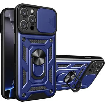 Pouzdro na mobilní telefon Techsuit CamShield iPhone 16 Pro modrý