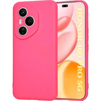 Pouzdro na mobilní telefon Techsuit SoftFlex Honor 400 Pro růžová
